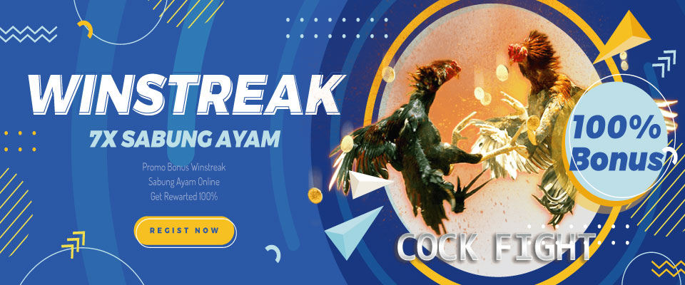 PROMO BONUS SABUNG AYAM WINSTREAK 100%